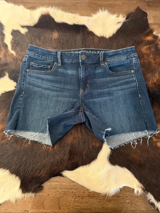 American Eagle Outfitters Pants - American Eagle Outfitters Dark Blue Denim Jean Shorts